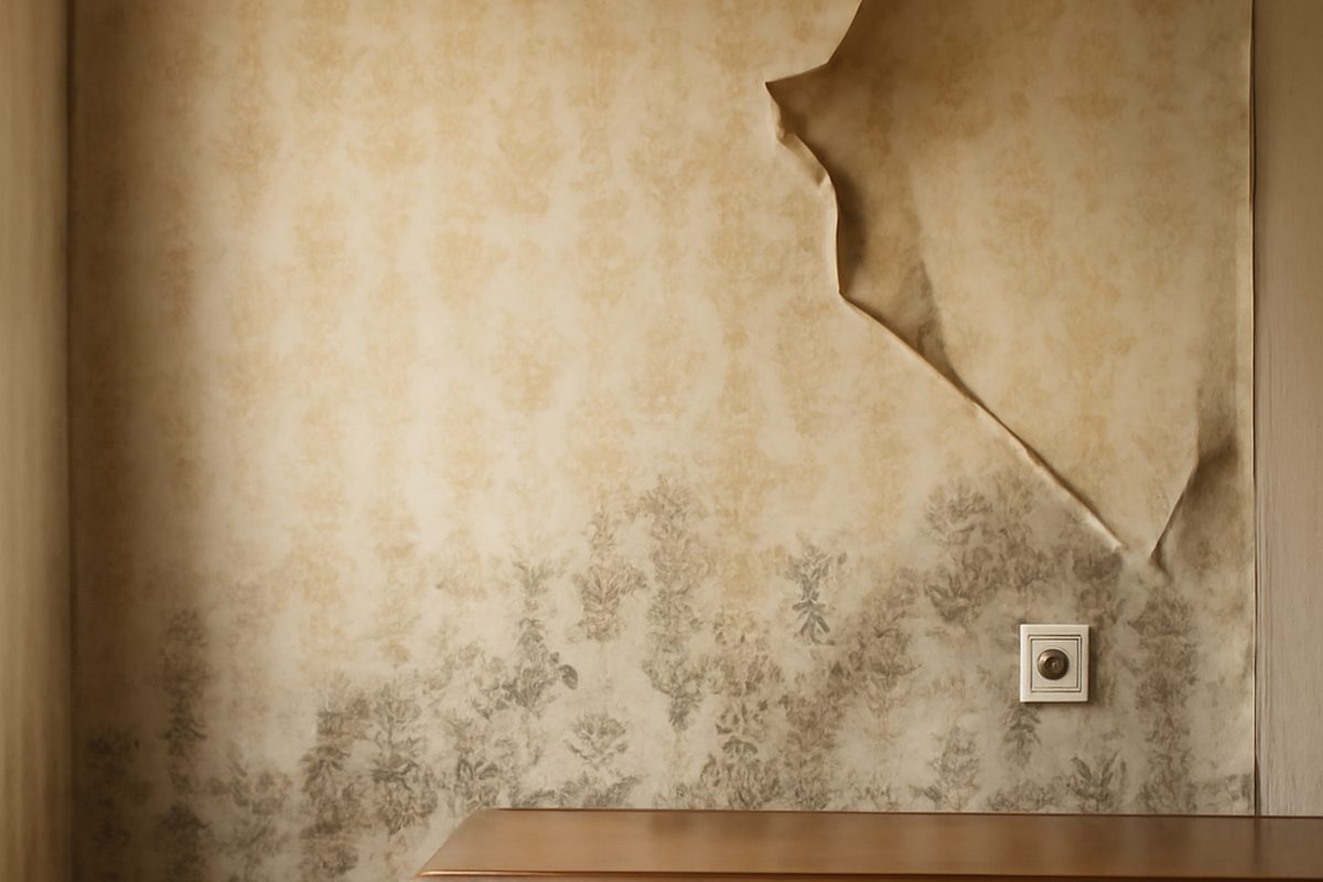 Angle mur moisi avant